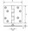 DX kogellagerscharnier - 76x76 mm - RVS - DX-H362-76763103