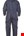 Hydrowear Regenoverall Urk grijs - maat M