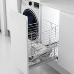 Menage confort uittrekbare wasmand draad 450mm met frontsteun