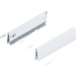 Blum MERIVOBOX zijkant M-hoogte, R+L, 350mm Kleur: zijdewit