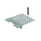 Gebr. Bodegraven RB spijkerplaat - met spanhuls - 117x126x1,5 mm - verzinkt