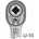 GEDORE ratel - 2093 U-10 - 1/4 inch - omschakelbaar - met pal - 6180470