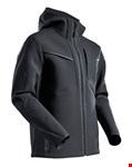 MASCOT Customized Softshell jas capuchon - 22086-662 - zwart - maat 4XL