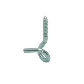 Gebr. Bodegraven krulhaak - 160x20mm - HT Ø10,7mm - verzinkt
