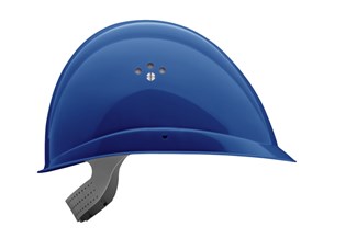 Voss veiligheidshelm - INAP-Profiler - textiel en korte klep - blauw