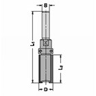 JSO-TR kantenfrees - 12.7mm x 25mm HW8 m/lager schachtzijde - 24063-5-12725