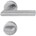 Hoppe deurkruk met wc-rozet - Amsterdam - deurdikte 37/42mm - RVS