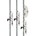Habo raamespagnolet - 1800 mm - 3haak - 962SP-33