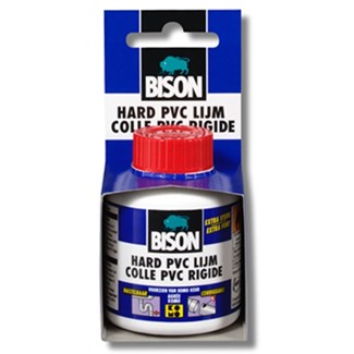 Bison hard pvc lijm - 100 ml pot - 6305949