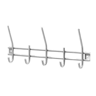 Intersteel kapstok - 5 haken - RVS geborsteld