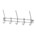 Intersteel kapstok - 5 haken - RVS geborsteld