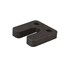 Gebr. Bodegraven hogedrukplaat met sleuf - 10mm dik - 70x70mm - 144 st
