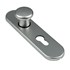 AMI ovaal knopschild - cilindergat - PC 55 - F1 - 311554