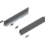 Blum MERIVOBOX zijkant N-hoogte, R+L, 400mm Kleur: orion grijs