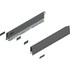 Blum MERIVOBOX zijkant N-hoogte, R+L, 400mm Kleur: orion grijs