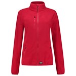 Tricorp sweatvest fleece luxe dames - Casual - 301011 - rood - maat L