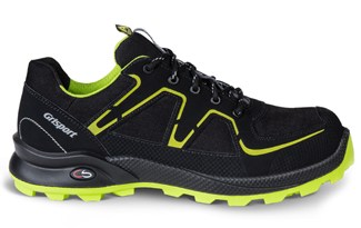 Grisport werkschoenen - Xtrail 33605 - zwart / limoengroen - S3 - maat 45 - laag