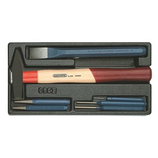 GEDORE module hamer en beitels - 1500 ES-350 - 8-delig