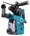 Makita accu combihamer - DHR242ZJW - SDS-Plus - 18V - excl. accu en lader - in Mbox met stofafzuigunit