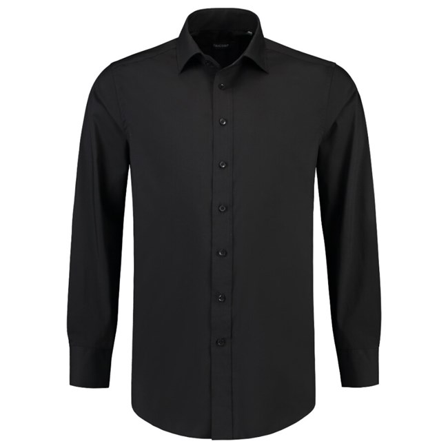 mooi zo totaal Geleerde Tricorp overhemd stretch - Corporate - 705006 - zwart - maat 42/7