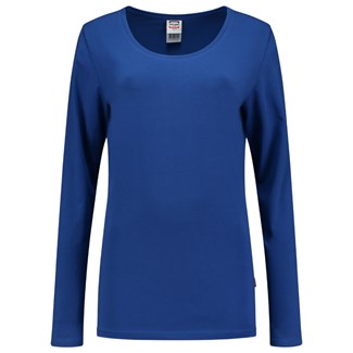Tricorp T-Shirt - Casual - lange mouw - dames - koningsblauw - S - 101010