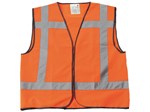 Sacobel veiligheidsvest - P121 - oranje - met RWS reflectiestrepen - XL
