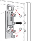 Kastophanger onzichtbaar