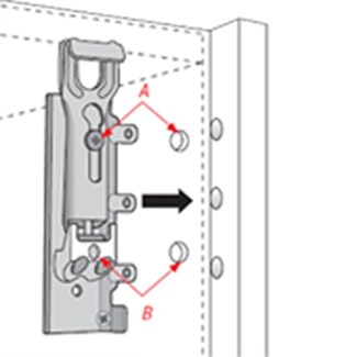 Kastophanger onzichtbaar