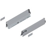 Blum ladezijkant set R+L voor TANDEMBOX Antaro  Hoogte M, incl. afdekkappen  NL: 400 mm  Kleur: Grijs