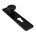 AMI knopkortschild - rechthoekig - 180/41 RH - 160/40 - cilindergat 55 mm - zwart