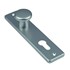 AMI kortschild met vaste knop (40mm) - cilindergat - PC55 - F1 - 310804