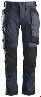 Snickers Workwear 6241 Stretch Werkbroek met holsterzakken blauw/zwart - maat 46