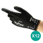 Ansell HyFlex® 48-101 werkhandschoenen zwart maat 9/L -12 paar