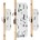 Nemef meerpuntssluiting krukbediend - Comforte EasyExit - Elektro-mech. - doornmaat 65 mm - PC 72 mm - 1700 mm - 4918/02 - draairichting 2/3 = DIN Rs