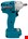 Makita instelbare slagmoersleutel - DTWA070Z - 14,4 V - 65 Nm - excl. accu en lader - in doos