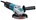 Makita haakse slijper 230V - GA5080RX02 -  1400W - ∅125mm - X-LOCK - met vastzetschakelaar - in doos