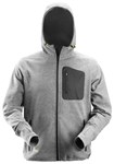Snickers Workwear fleece hoodie - 8041 - Flexiwork - grijs/zwart - maat S