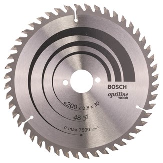 Bosch cirkelzaagblad opt 200x30x2.8 48t wz