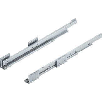 Blum MERIVOBOX 40kg  Corpusprofielset L+R, 600mm,  BLUMOTION/TIP-ON BLUMOTION  Kleur: verzinkt