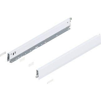 Blum MERIVOBOX zijkant N-hoogte, R+L, 550mm Kleur: zijdewit