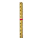 Schuil duimstok - timmerman - palmhout - 1 mtr 4 delig