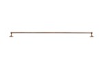 Dauby houder + 2 eindsteunen - Pure Plus - ruw brons - 1000 mm