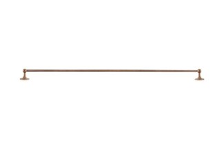Dauby houder + 2 eindsteunen - Pure Plus - ruw brons - 1000 mm