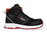 Redbrick werkschoenen - Pulse Speed Lace - hoog - S3 - zwart / rood - maat 39