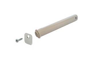 INDAUX set 3dlg (c) push-dr.magn.snapper 40mm wit/9001pl=schroef