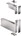 FritsJurgens taatsdeurset - System M+ 40 mm - Klasse B - Flush afgerond - RVS