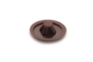 HECO afdekkapje - voor Hecofix pzd2 4-5 - RAL 9005 wit - 500 stuks
