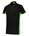 Tricorp Workwear 202002 Bi-Color unisex poloshirt Zwart Limegroen M