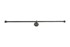 Dauby toiletrolhouder dubbel - Pure Plus - ruw metaal - 700 mm