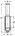 JSO-TR kantenfrees - recht 12.7mm x 25mm HW s8 met lager - 24053-5-12725